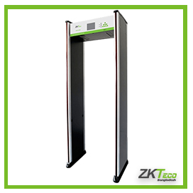 ZKTeco Walk Through Metal Detector; 18 Zones Standard
